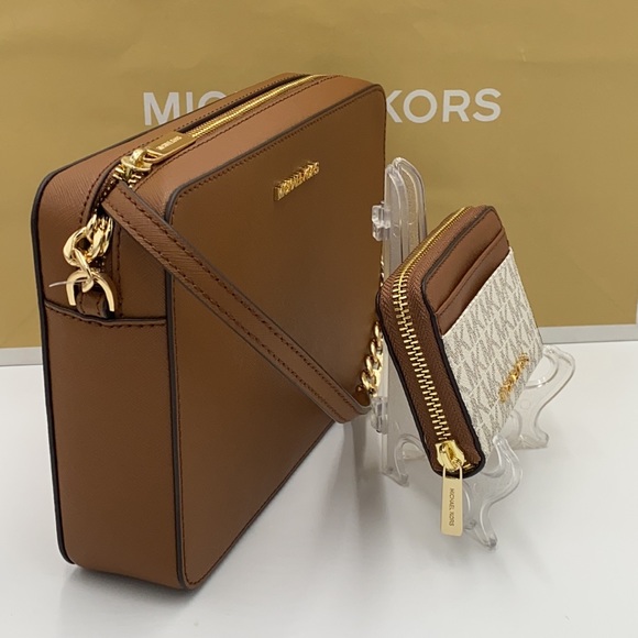 MICHAEL KORS LG EW CROSSBODY & MD ZA CARD CASE SET NWT - Picture 4 of 15